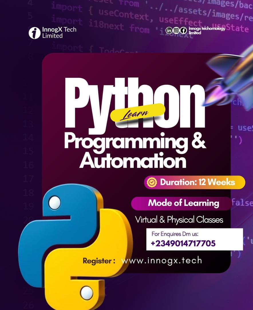 Python Programming & Automation course image