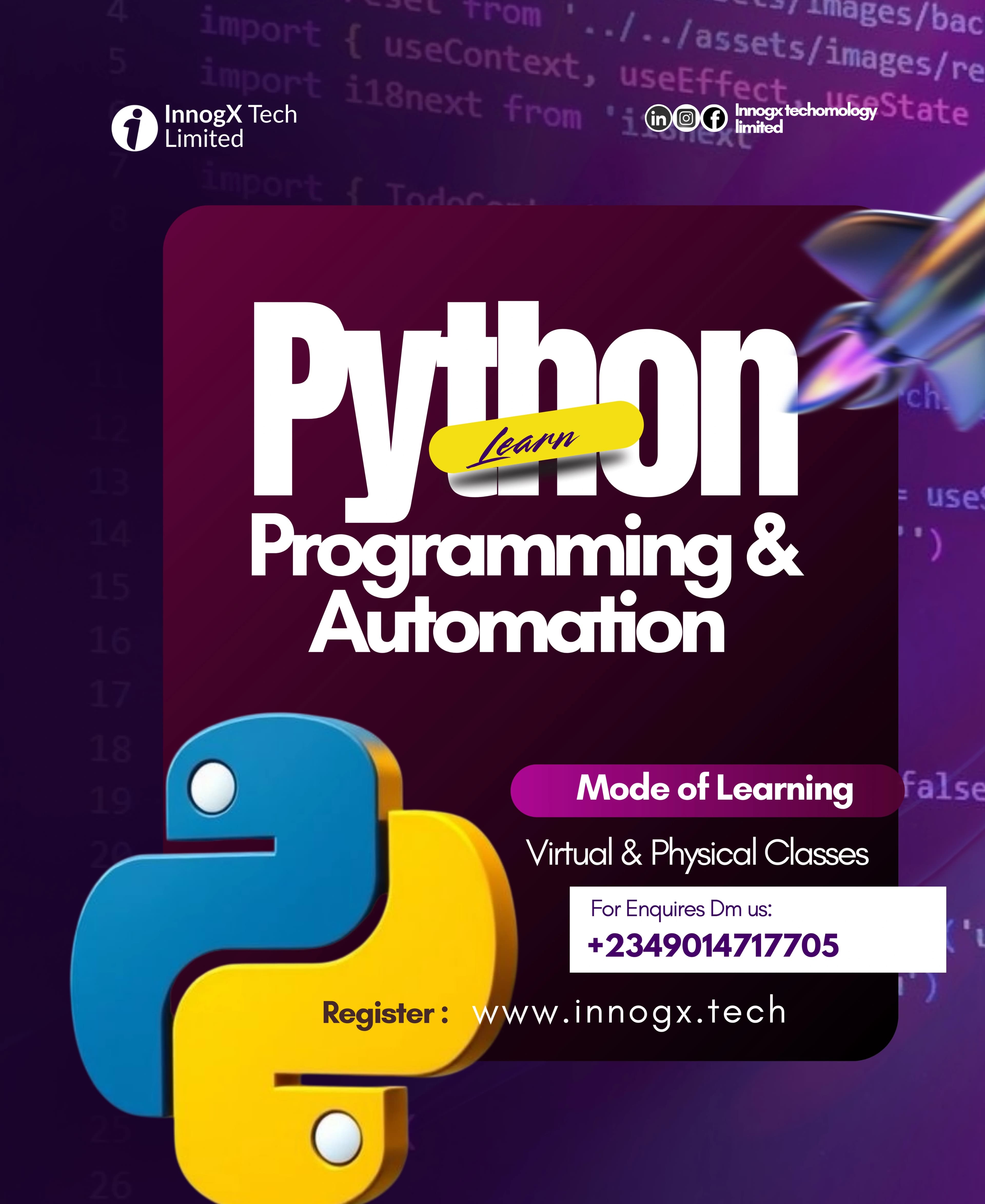 Python Programming & Automation course image